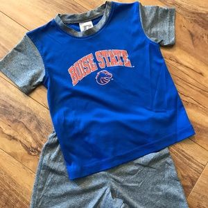 🐴 Boise State Bronco Short Set